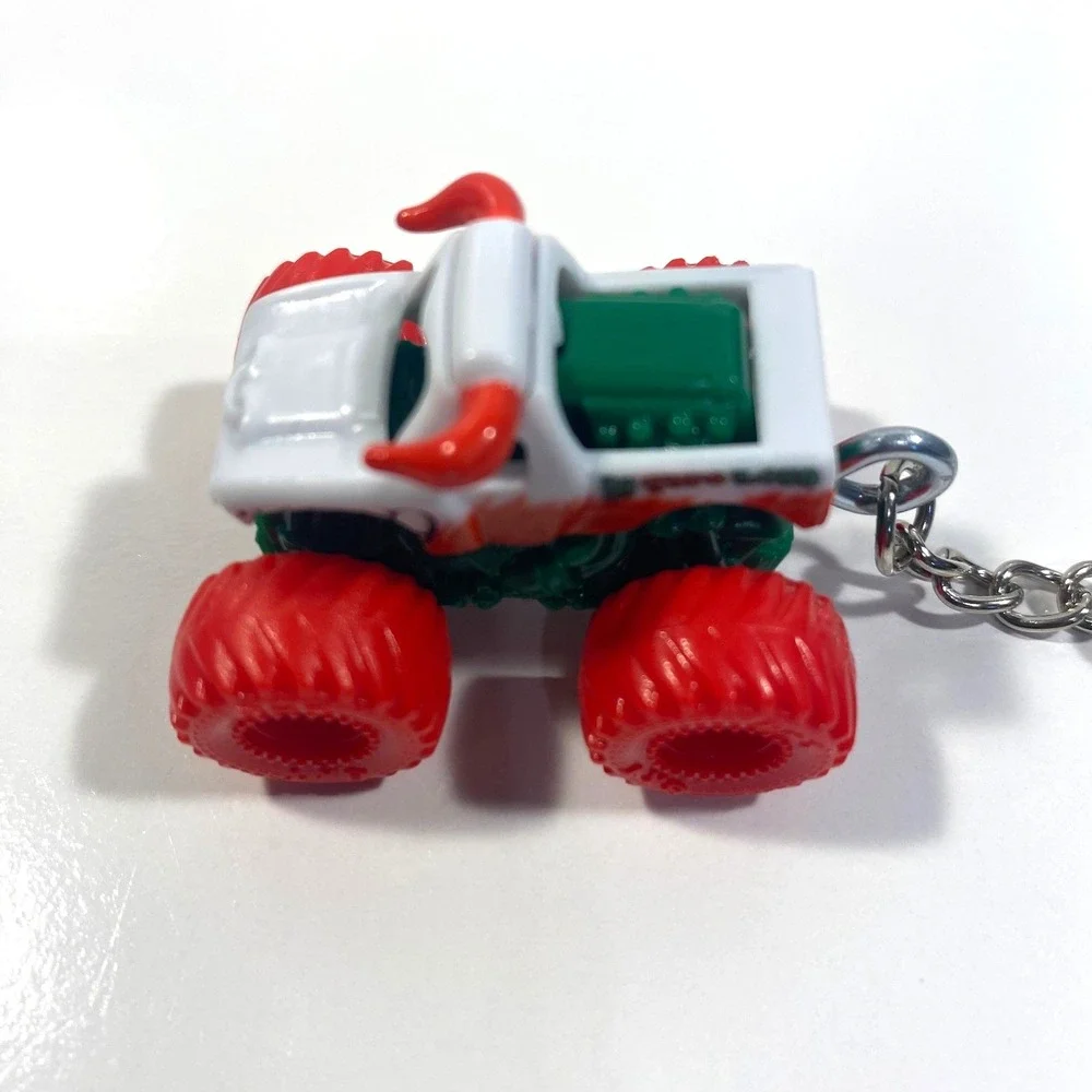 Monster Jam Mini Holiday El Toro Loco Christmas Truck Custom Keychain - Lanyard